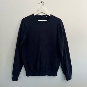 Uniqlo Men's Navy Crewneck Sweater